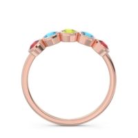 Petite Modern Bezel Saciva Ring