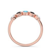 Petite Modern Bezel Saciva Ring