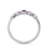 Petite Modern Bezel Saciva Ring