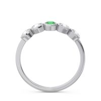Petite Modern Bezel Saciva Ring