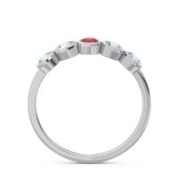 Petite Modern Bezel Saciva Ring