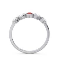 Petite Modern Bezel Saciva Ring