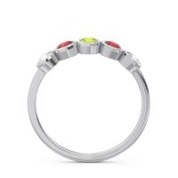 Petite Modern Bezel Saciva Ring