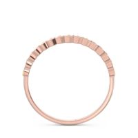 Petite Modern Part Bezel Prapata Ring