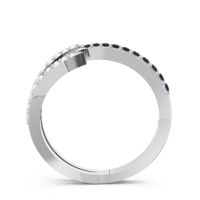 Petite Modern Open Pave Saggraha Ring