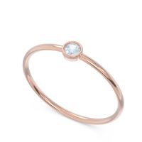 Petite Modern Bezel Dvidala Ring