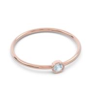 Petite Modern Bezel Dvidala Ring