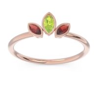 Petite Modern Bezel Marquise Pallavagkura Ring