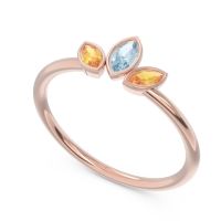 Petite Modern Bezel Marquise Pallavagkura Ring