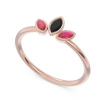 Petite Modern Bezel Marquise Pallavagkura Ring