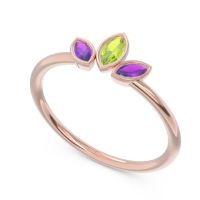Petite Modern Bezel Marquise Pallavagkura Ring