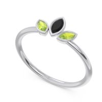 Petite Modern Bezel Marquise Pallavagkura Ring