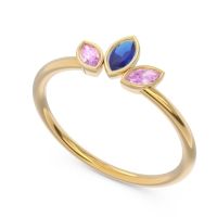 Petite Modern Bezel Marquise Pallavagkura Ring