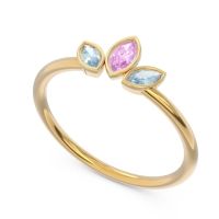 Petite Modern Bezel Marquise Pallavagkura Ring