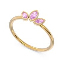 Petite Modern Bezel Marquise Pallavagkura Ring