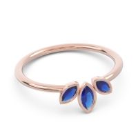 Petite Modern Bezel Marquise Pallavagkura Ring
