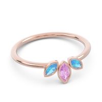 Petite Modern Bezel Marquise Pallavagkura Ring
