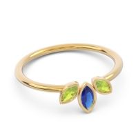 Petite Modern Bezel Marquise Pallavagkura Ring