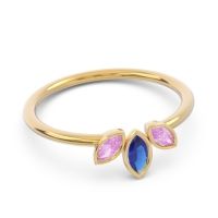 Petite Modern Bezel Marquise Pallavagkura Ring