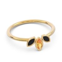 Petite Modern Bezel Marquise Pallavagkura Ring