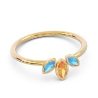 Petite Modern Bezel Marquise Pallavagkura Ring