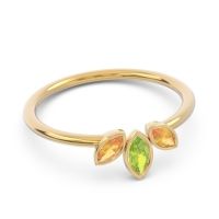 Petite Modern Bezel Marquise Pallavagkura Ring