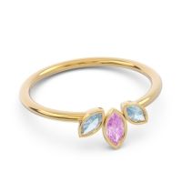 Petite Modern Bezel Marquise Pallavagkura Ring