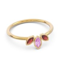 Petite Modern Bezel Marquise Pallavagkura Ring