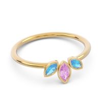 Petite Modern Bezel Marquise Pallavagkura Ring