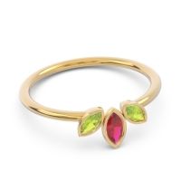 Petite Modern Bezel Marquise Pallavagkura Ring