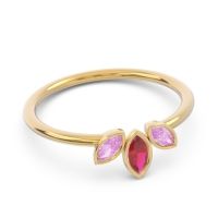 Petite Modern Bezel Marquise Pallavagkura Ring