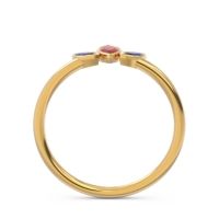 Petite Modern Bezel Marquise Pallavagkura Ring
