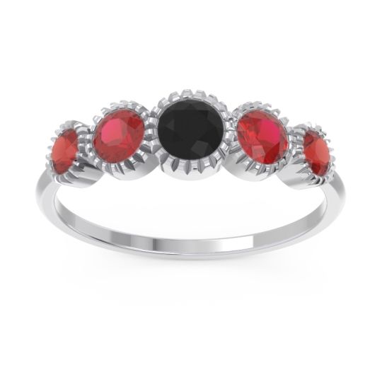 Petite Modern Bezel Milgrain Avastha Ring