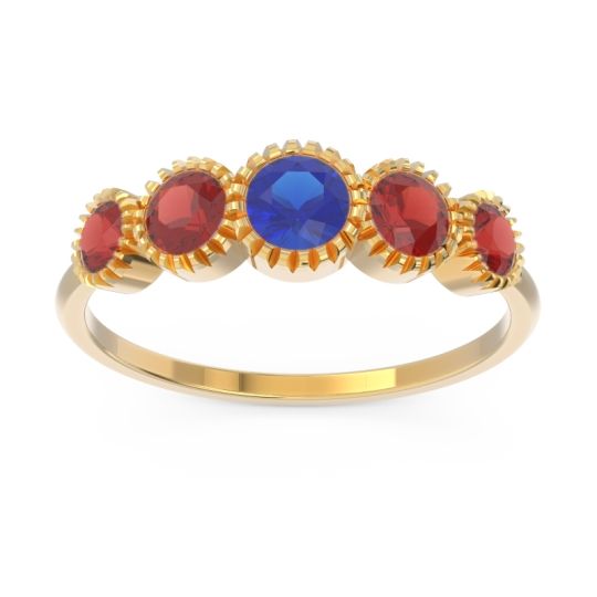Petite Modern Bezel Milgrain Avastha Ring