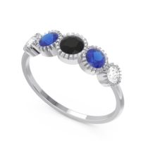 Petite Modern Bezel Milgrain Avastha Ring