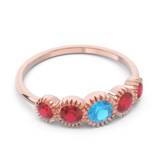 Petite Modern Bezel Milgrain Avastha Ring