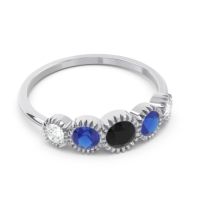 Petite Modern Bezel Milgrain Avastha Ring