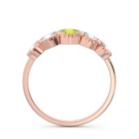 Petite Modern Bezel Milgrain Avastha Ring