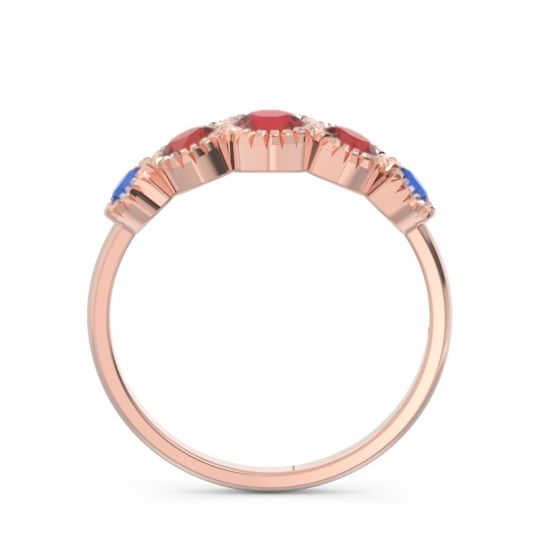 Petite Modern Bezel Milgrain Avastha Ring