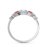 Petite Modern Bezel Milgrain Avastha Ring