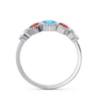 Petite Modern Bezel Milgrain Avastha Ring