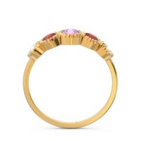 Petite Modern Bezel Milgrain Avastha Ring
