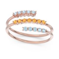 Petite Modern Wrap Nirjhari Ring