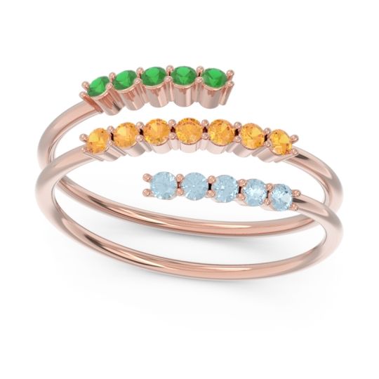 Petite Modern Wrap Nirjhari Ring