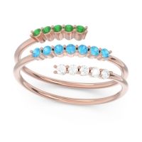 Petite Modern Wrap Nirjhari Ring