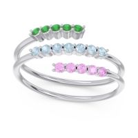 Petite Modern Wrap Nirjhari Ring