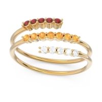 Petite Modern Wrap Nirjhari Ring