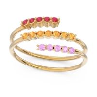 Petite Modern Wrap Nirjhari Ring