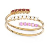 Petite Modern Wrap Nirjhari Ring