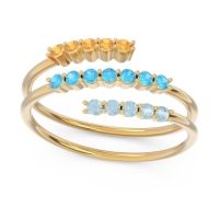 Petite Modern Wrap Nirjhari Ring